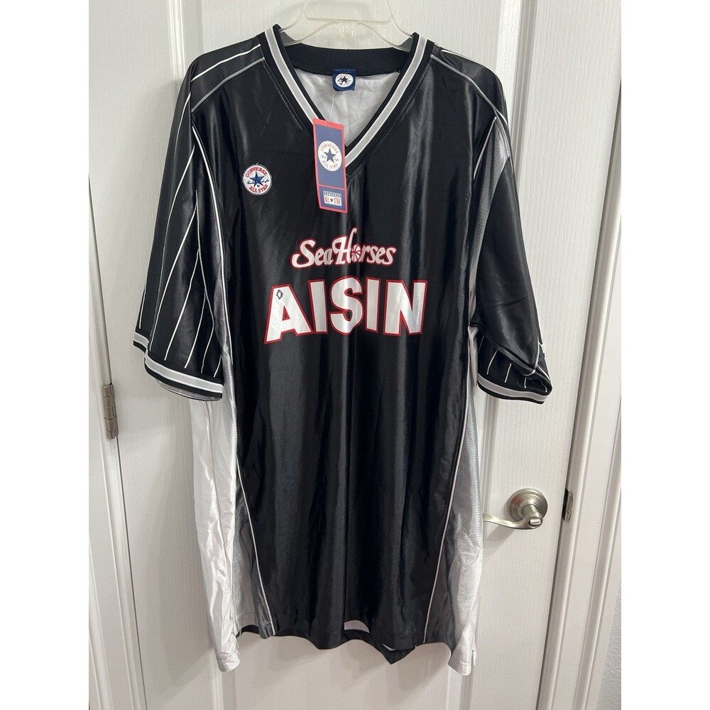 Vintage Seahorses Aisin Converse Jersey 3XL 4XL Basketball Rare NOS